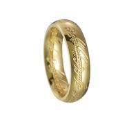 Schals Tücher Halstuch Scarf Ringe Der Macht, 3D-Gravur, Ring Für Männer, Meisterring, Schmuckbreite 6 Mm, 12 Gold