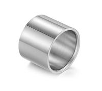 Hasdnker Schals Tücher Halstuch Scarf Schlichter, Glatter, Langer Ring In 4 Farben, Modischer Ring Für Herren, Zubehör, Individualität, Schwarzer Ring, Partyschmuck, 8 Silber