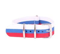 HASGTFM 20 mm Passform for Cambo, ähnliche Passform for russische Flagge, gewebtes Faserarmband, 20 mm, Nylon, Uhrenarmband, Armband, Armbanduhrenband, Schnalle, Canvas-Stoff