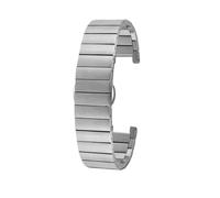 HASGTFM 4-farbiges gekerbtes Edelstahlarmband, passend for GC YA1332 1333 1335, 20 x 12 mm, 22 x 14 mm, 16 x 10 mm, Armband for Herren und Damen, ein modifiziertes Armband(Silver,22.14mm)