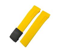 HASGTFM Gummiarmband 17mm 21mm Passend for Tissot T048 T-RACE T048-417A T048-427A Schwarz Orange Weiches Silikon-Uhrenarmband(White Black,17mm)