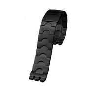 HASGTFM Metall Edelstahl Armband Armband Fit for Swatch YGS749G YCS Yas YGS IRONY Keramik Männer Frauen Uhr Kette Riemen 17mm 19mm 21mm(SWQ-G21black,17mm)