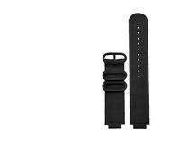 HASGTFM Passend for Casio Fit For G-Shock Uhrenarmband GBA-800 GMA-B800 GA-800/810 GBD-800 GA110 GA-120 GA100 modifiziertes Herren-Nylon-Uhrenarmband 16 mm(Black black)