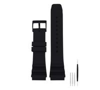 HASGTFM Passend for CASIO Swordfish MDV106-1A MDV-107 MTP-VD01 MDV-106D efr-303l Armband Herrenarmband 22mm Sport Silikonarmband(Black black)