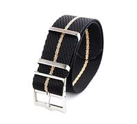 HASGTFM Sports Nylon Watch Strap Fit für ORIS Citizen WatchBand Sea Master 007 Black Bay BB58 Armbandzubehör 20 mm 22 mm Zulu NATO 1960, Schwarz, Weiß, 20mm, Riemen