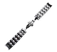 HASGTFM Uhrenarmband aus Edelstahl, passend für die Tissot-Bibliothek, Karte der Bibliothek T035, 410A, 18 mm, 22 mm, 23 mm, 23 mm, 24 mm, Ersatzarmband mit gebogenem Ende, Eine Farbe, 23mm