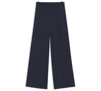 HUGO Wide Leg Hose mit Nadelstreifen-Muster in Marine, Größe 40