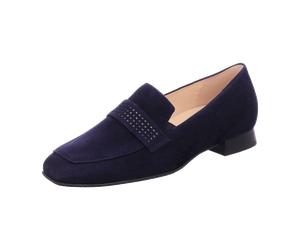 Hassia Hochfront Slipper für Damen, blau, Größe 38 ½ EU / 5,5 UK