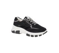 HASSIA Leder-Sneakers "Lissabon" in Schwarz - Größe 38,5 | Damen Sneakers