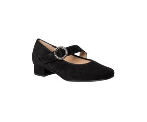 HASSIA Leder-Spangenballerinas "Cordoba" in Schwarz - Größe 39 | Pumps