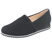 HASSIA Piacenza Damen Sneaker Halbschuhe Schlüpfschuh Slipper schwarz Textil