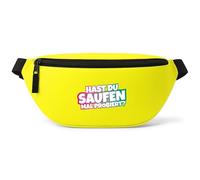 Prozente Momente Hast du saufen mal probiert? - Bauchtasche - Bauchtasche | Malle | Party | Urlaub | lustige Sprüche | Festival | Umhängetasche | Gelb