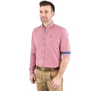 Hatico Mode Pure Trachtenhemd 5002-21200 rot karo 354 mit Button-down-Kragen XS