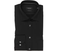 Hatico Modern Fit Hemd schwarz, Einfarbig