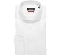Hatico Modern Fit Hemd weiss, Einfarbig