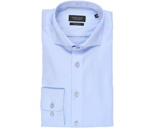 Hatico Regular Fit Hemd blau, Einfarbig