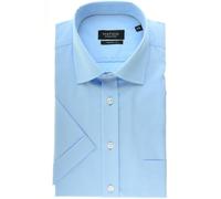 Hatico Regular Fit Hemd Kurzarm hellblau