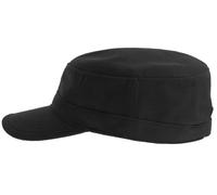 Hatstar Unisex Cap im Military-Stil | aus robustem Baumwoll-Twill | Klettverschluss verstellbar | Damen Herren, Kinder (schwarz)