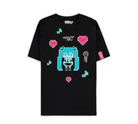Hatsune Miku - Pixel - T-Shirt - Schwarz - L - 100% Baumwolle Schwarz L