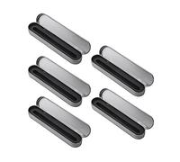 Hattba Metallbehälter, Schreibtisch-Füllfederhalter-Etui, leere Dose, Behälter, Aquarell-Stiftebox, Metall-Federbox, Schüler-Bleistift-Box, Schutzetui, Einzelner Schlitz