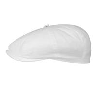 Hatteras Classic Cotton Flatcap by Stetson weiß S (54-55 cm)