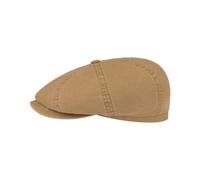 Hatteras Classic Cotton Flatcap - dunkelbeige / XL (60-61 cm)