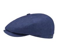 Hatteras Classic Leinen Flatcap by Stetson blau-meliert 59 cm