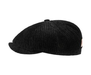 Hatteras Corduroy Jersey Flatcap by Stetson schwarz XL (60-61 cm)