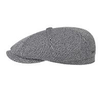 Hatteras Cotton Jersey Flatcap by Stetson schwarz-weiß S (54-55 cm)