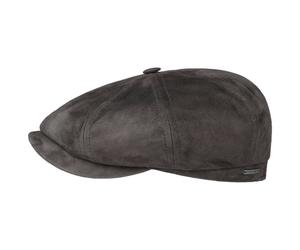 Hatteras Goat Suede Flatcap by Stetson anthrazit 62 cm