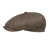Stetson Woolen Hatteras - S (55 cm) Breitere stilvolle Schirmmütze Hüte und Mützen