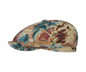 Hatteras Hawaii Jacquard Flatcap by Stetson bunt XL (60-61 cm)