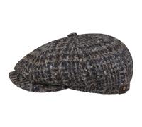 Hatteras Hoback Virgin Wool Flatcap by Stetson beige-blau 56 cm