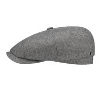 Hatteras Kaschmir Seide Flatcap by Stetson grau 55 cm