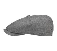 Hatteras Kaschmir Seide Flatcap by Stetson grau 57 cm