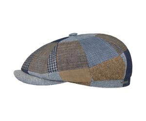 Hatteras Laughlin Flatcap by Stetson braun-blau L (58-59 cm)