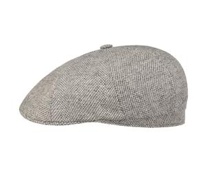 Hatteras Milbank Sustainable Flatcap by Stetson hellgrau S (54-55 cm)