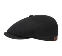 Hatteras Noir Flatcap by Stetson Mützen 57 cm schwarz