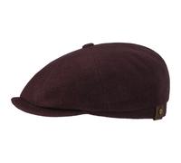Hatteras Noir Flatcap by Stetson Mützen 62 cm bordeaux