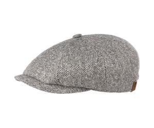Hatteras Seide Schirmmütze by Stetson schwarz-weiß 62 cm