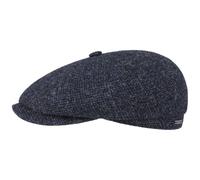 Hatteras Shetland Wool Flatcap by Stetson dunkelblau 63 cm