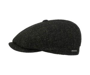 Hatteras Shetland Wool Flatcap by Stetson oliv 63 cm