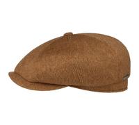 Hatteras Soft Herringbone Flatcap by Stetson braun-beige 57 cm