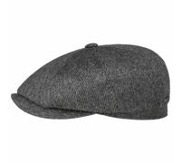 Hatteras Soft Herringbone Flatcap by Stetson grau 63 cm