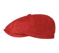 Hatteras Sustainable Corduroy Flatcap by Stetson dunkelrot M (56-57 cm)