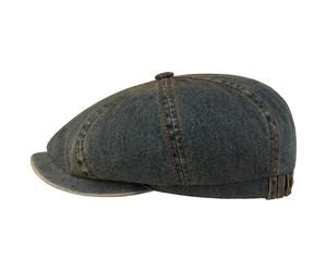 Hatteras Washed Denim Flatcap by Stetson denim S (54-55 cm)