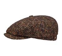 Hatteras Wool Colour Neps Flatcap by Stetson braun-blau 62 cm