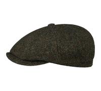 Hatteras Wool Melange Flatcap by Stetson dunkelgrün 62 cm