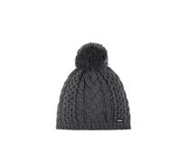 Haube Eisbär Afra Pompon Einheitsgröße anthrazit