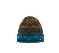 Haube Eisbär Afra Pompon Einheitsgröße petrol-braun